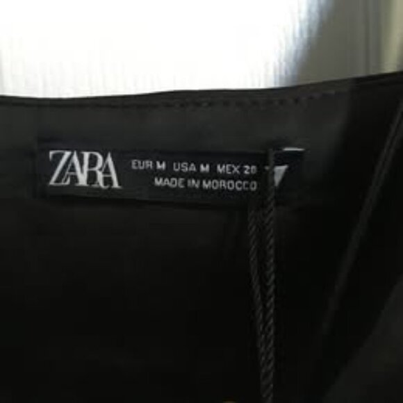 BNWT Zara black cami MEDIUM - Picture 2 of 3